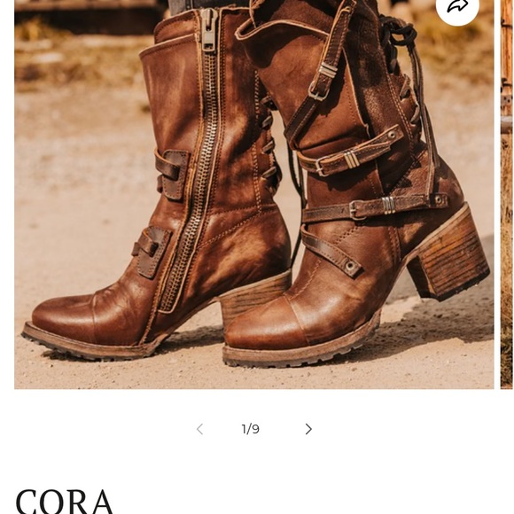 Freebird Women's Cora Brown Leather Boots - Picture 15 of 15